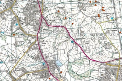 http://codnor & District old Pits Southern Map