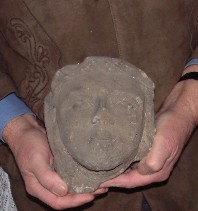 Carved stone head codnor.info